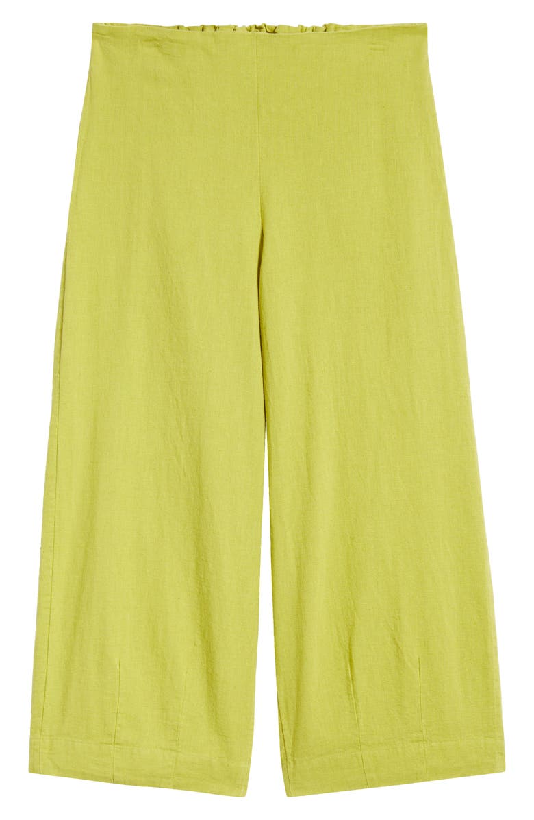 Free People Demi Wide Leg Linen Blend Pants, Main, color, Palma