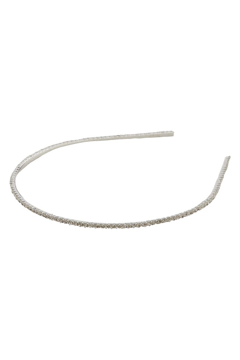 'Single' Crystal Headband, Alternate, color, CRYSTAL
