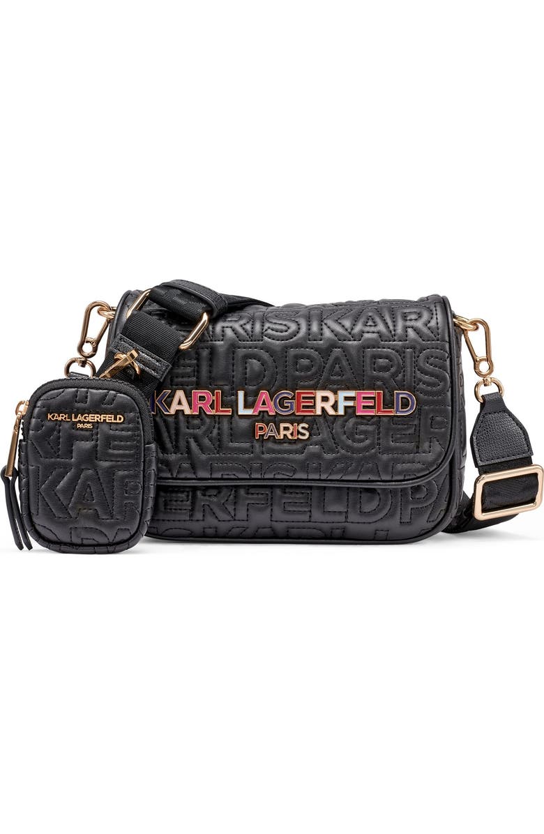 KARL LAGERFELD PARIS Voyage Crossbody, Main, color,