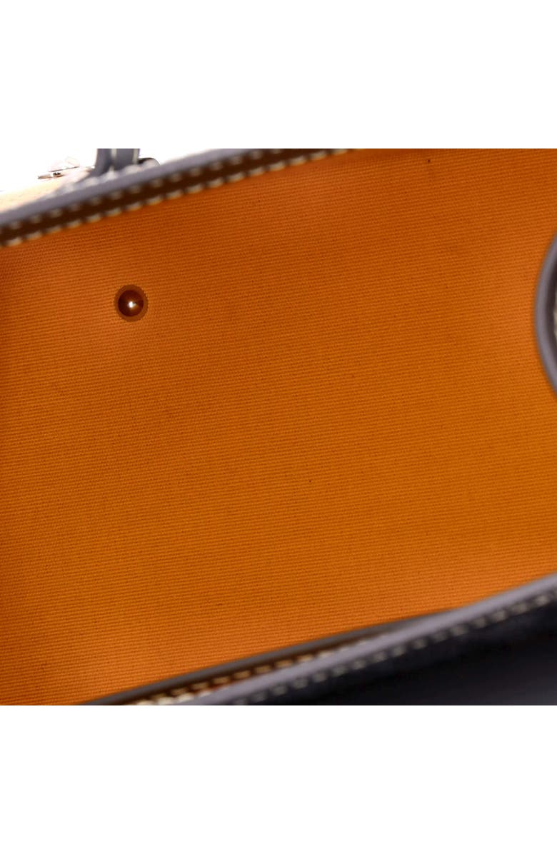 Pre-Owned Goyard Saigon Top Handle Bag Coated Canvas with Leather PM, Alternate, color, Gray