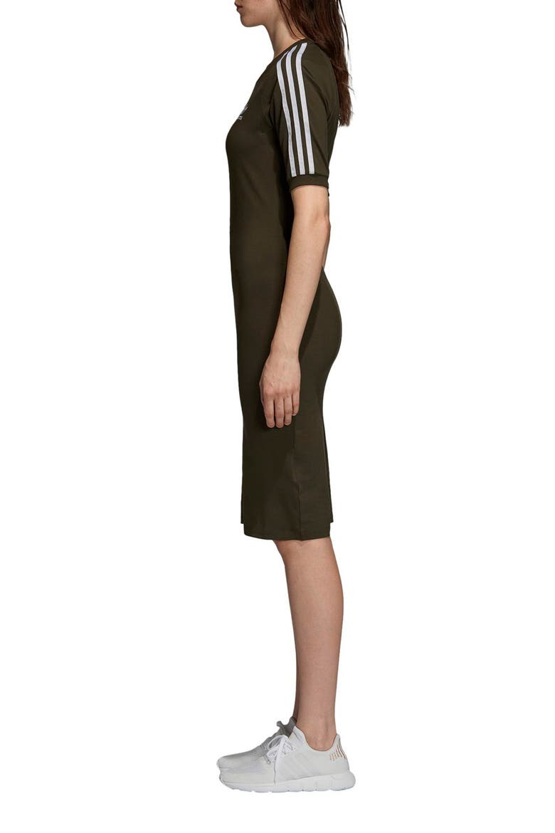 adidas 3-Stripes Dress, Alternate, color, NIGHT CARGO