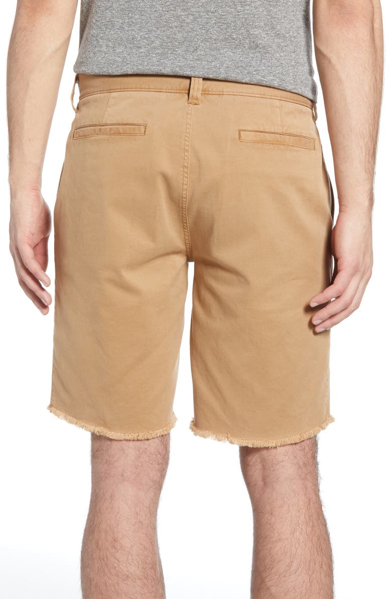 Madewell Raw Hem Chino Shorts, Alternate, color, 