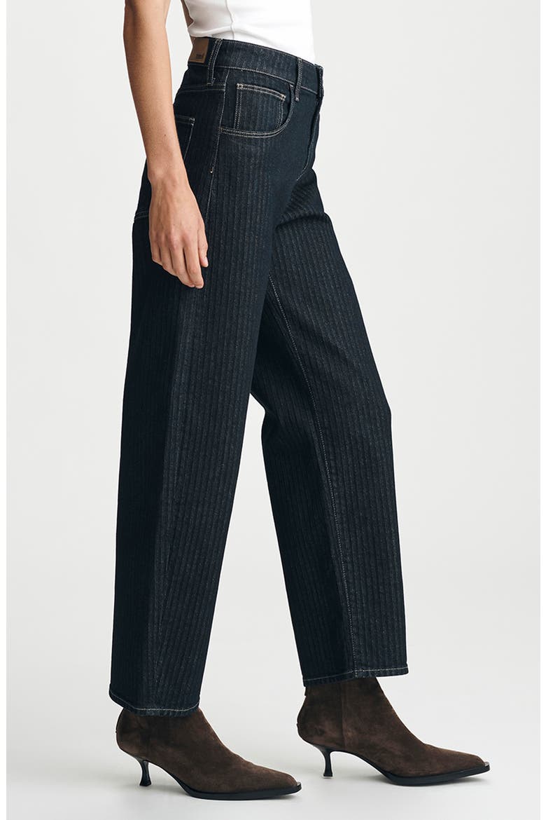 Nica High Waist Barrel Leg Jeans, Alternate, color, DARK DENIM