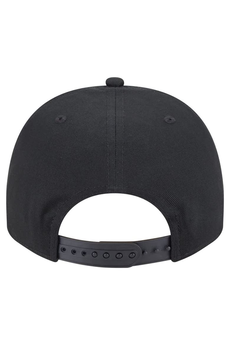 Men's New Era Black Houston Astros Chainstitch 9FIFTY A-Frame Snapback Hat, Alternate, color, Black