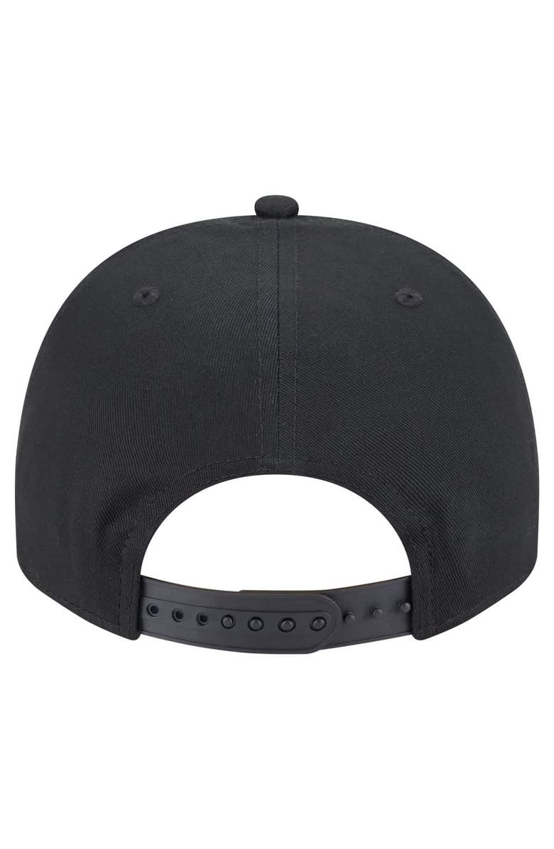 New Era Men's New Era Black Houston Astros Chainstitch 9FIFTY A-Frame Snapback Hat, Alternate, color, Black