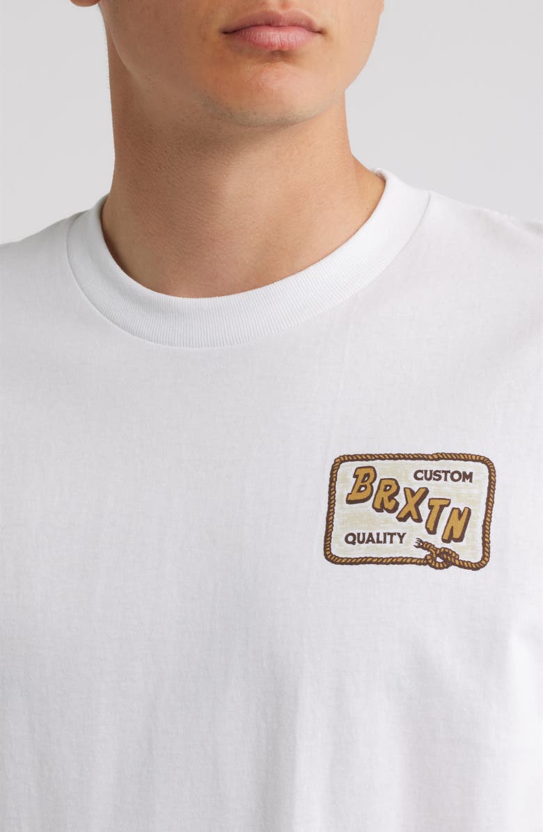 Brixton Emery Graphic T-Shirt, Alternate, color, White