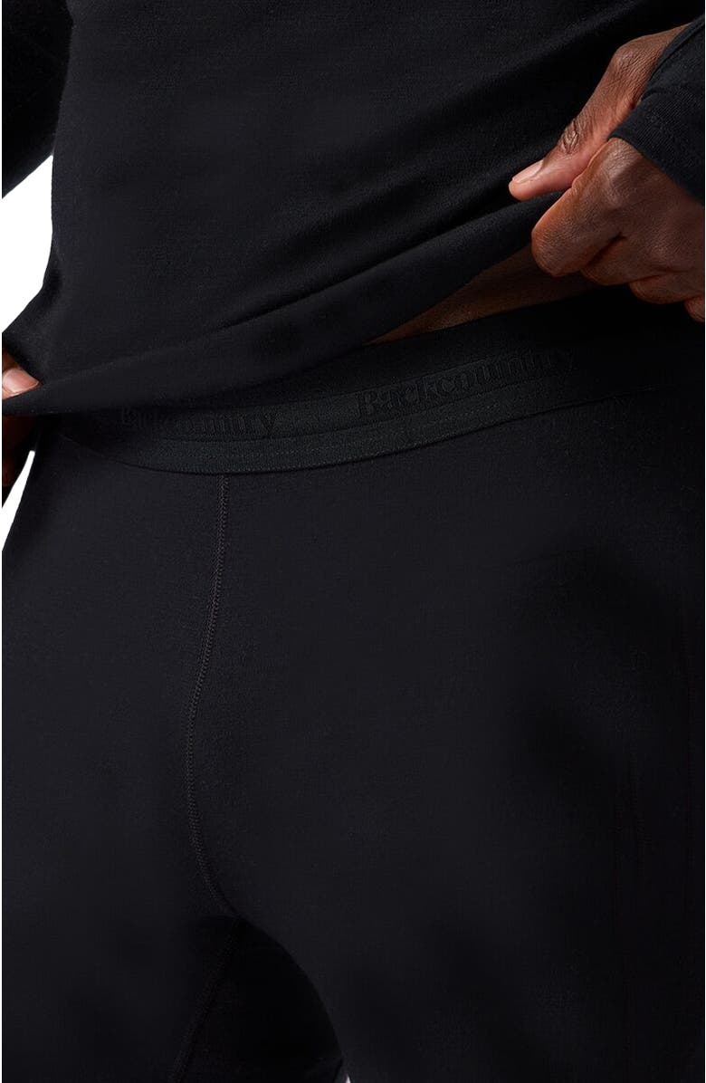 Backcountry Cedars Rws Merino Mid-Wt Baselayer Bottom - Men's, Alternate, color, Black