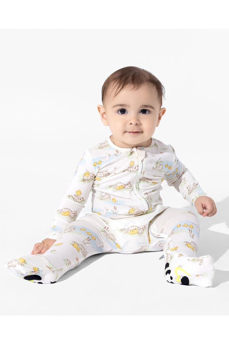 Baby Tiny Tails Tales Convertible Footie, Alternate, color, Tiny Tails Tales