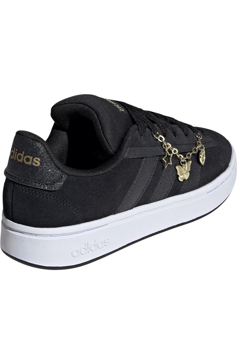 adidas Grand Court Alpha Sneaker, Alternate, color, Core Black/ Black/ White