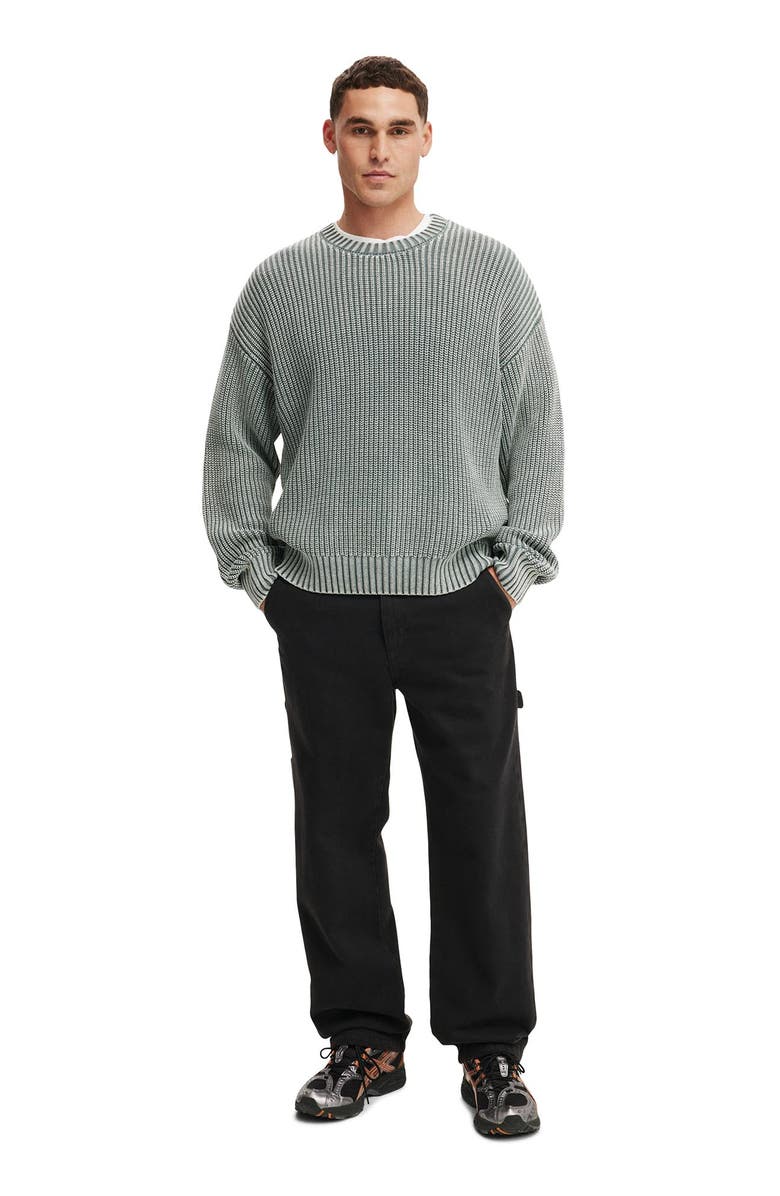 Cotton On Men's Baggy Worker Pant, Alternate, color, Black