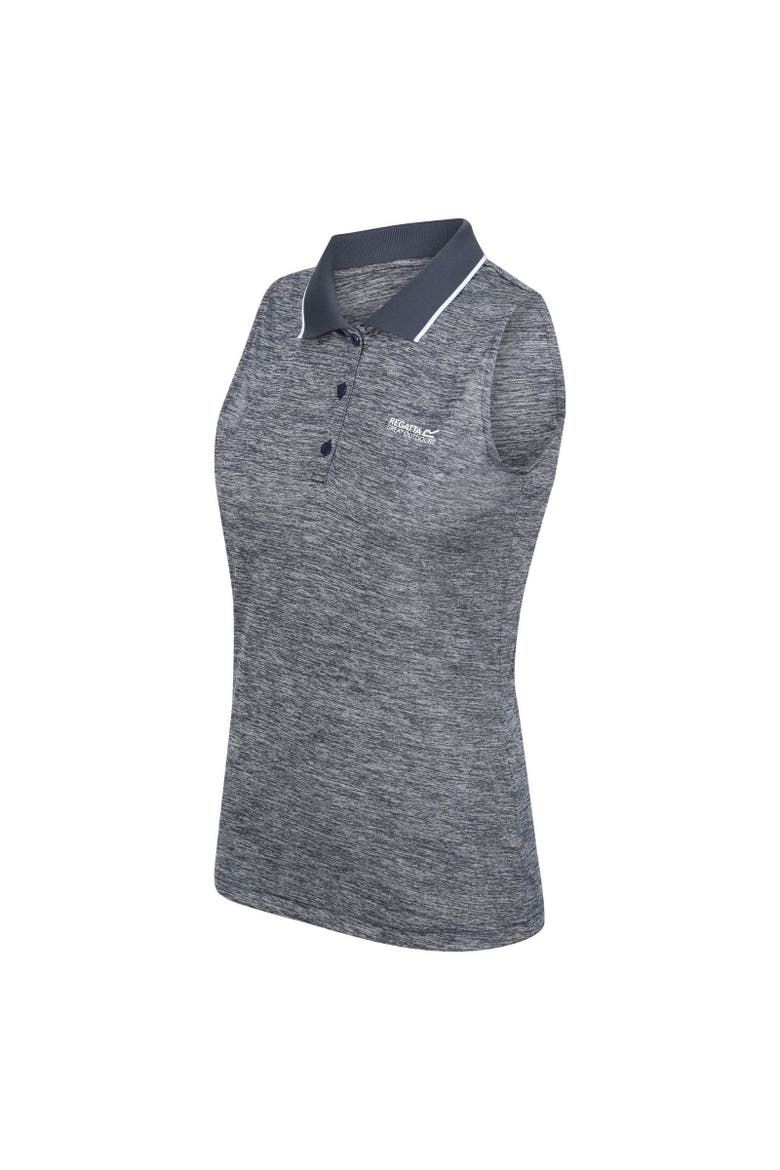 Tima II Sleeveless Polo Shirt, Alternate, color, Navy