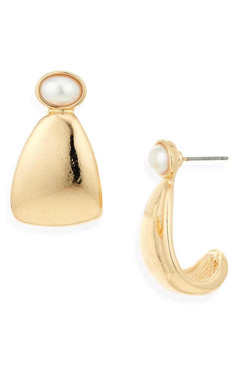 Mesh Fringe Drop Earrings