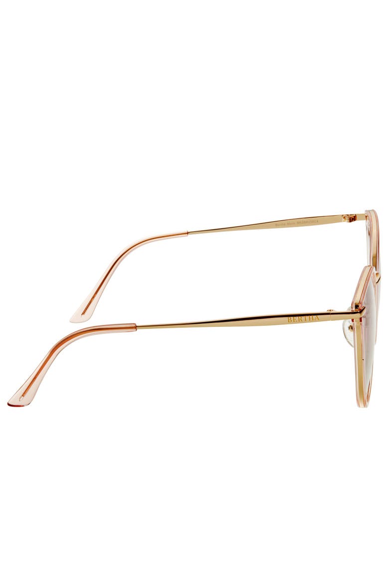 Moon Polarized Sunglasses, Alternate, color, Gold/Pink