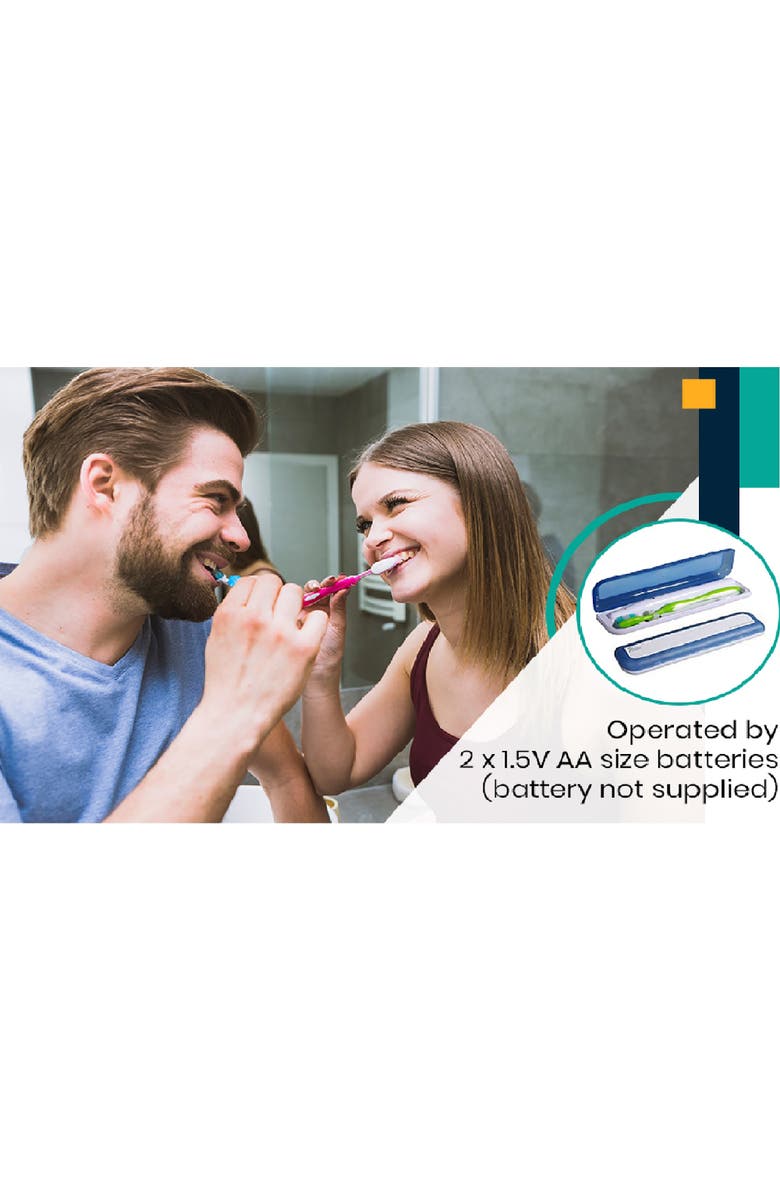 PURSONIC Portable UV Toothbrush Sanitizer, Alternate, color, Multicolor