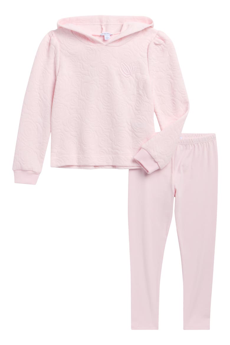 Kids' Lots Of Love Hoodie & Pants Set, Main, color, SUGAR PINK