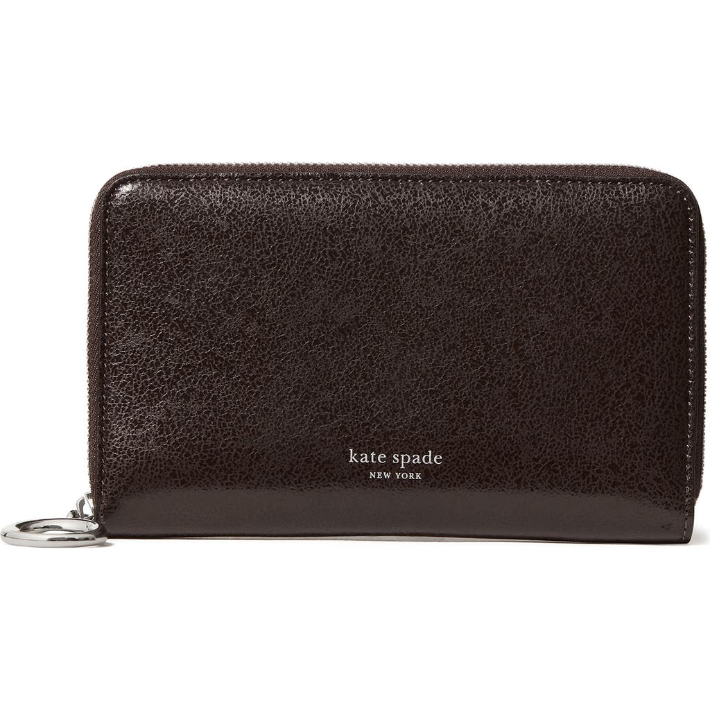 Kate Spade New York Halo Glazed Medium Bifold Wallet In Brown