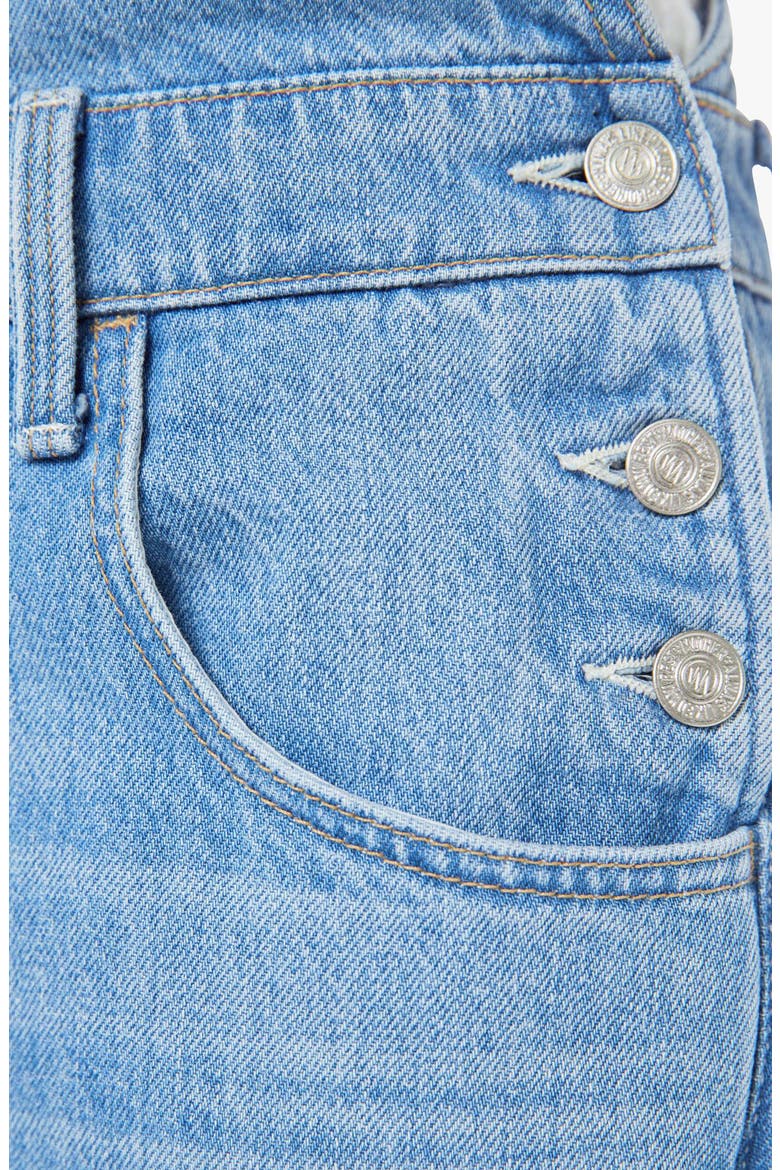 The Half-Pipe Ankle Barrel Leg Denim Overalls, Alternate, color, LAST BITE