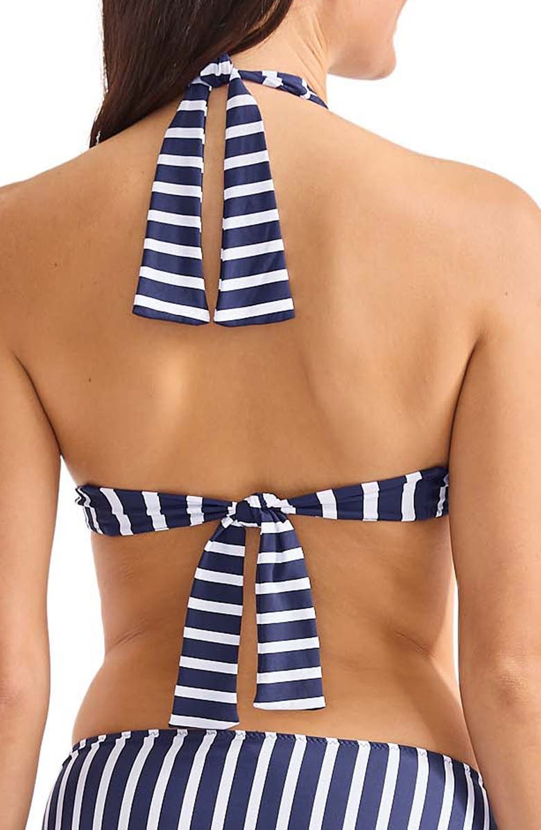 Tommy Bahama Coastline Stripe Reversible Bikini Top, Alternate, color, Mare Navy Reversible