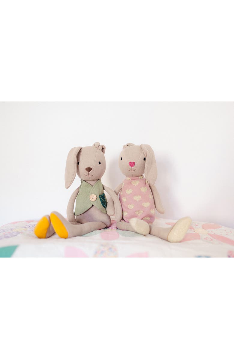 APPLE PARK Luella Plush Bunny Stuffed Animal, Alternate, color, White