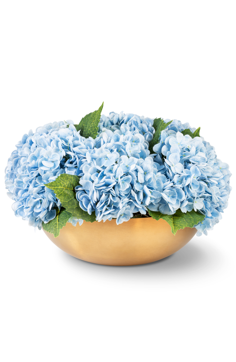 CocoBella Ian Realtouch Hydrangea Arrangement, Main, color, Azure