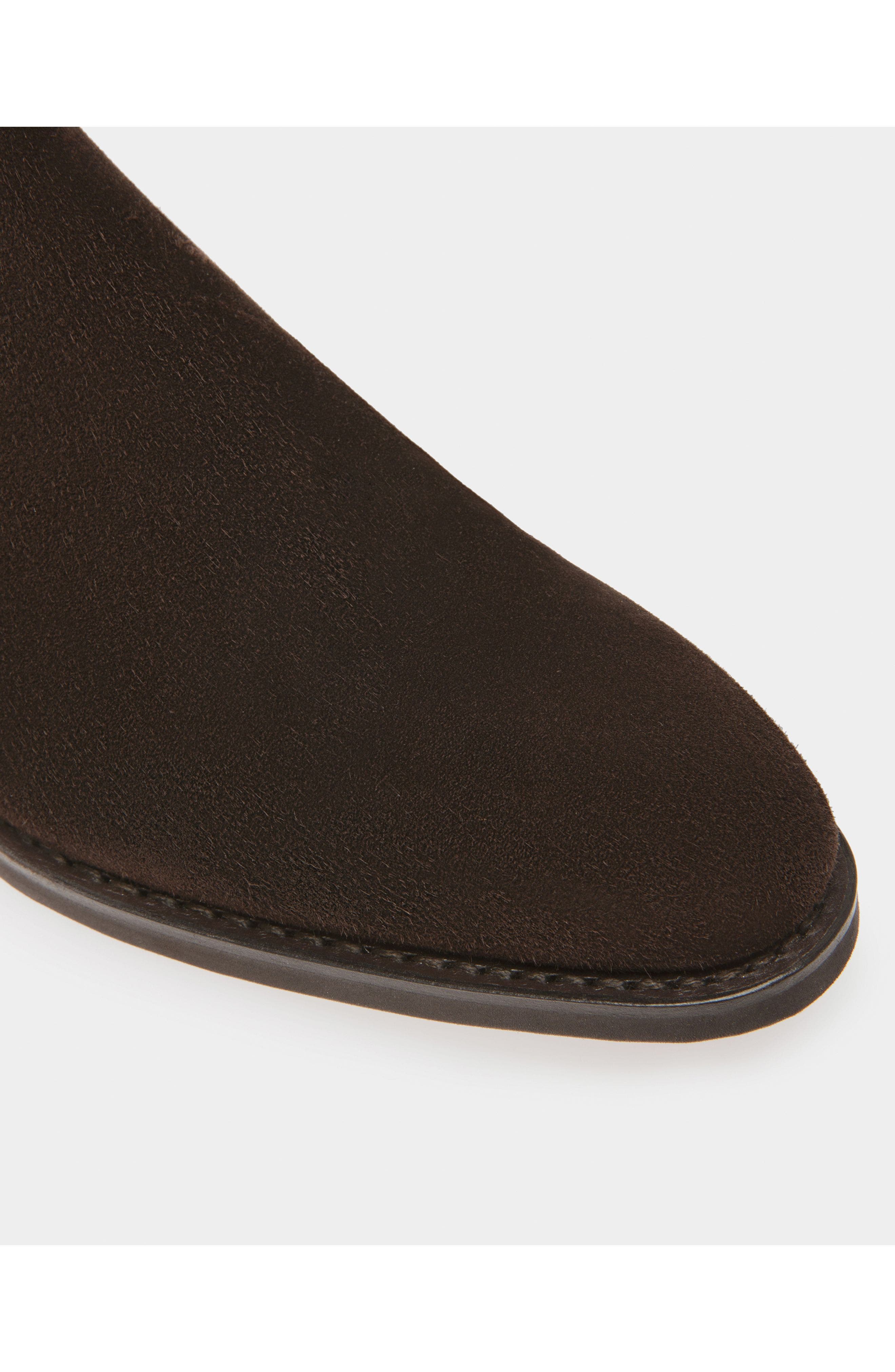 Bally Scribe Booties In Suede, Alternate, color, Ebano 21