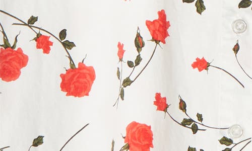 Florence By Mills Oversize Pj Top In Rose Print Jet