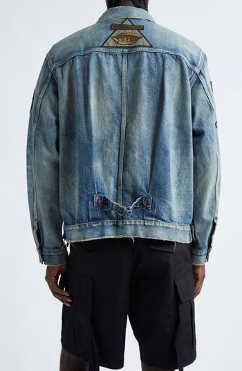 Sacai Mark Gonzales Denim Jacket | Nordstrom Sacai Mark Gonzales Denim Jacket | Nordstrom
