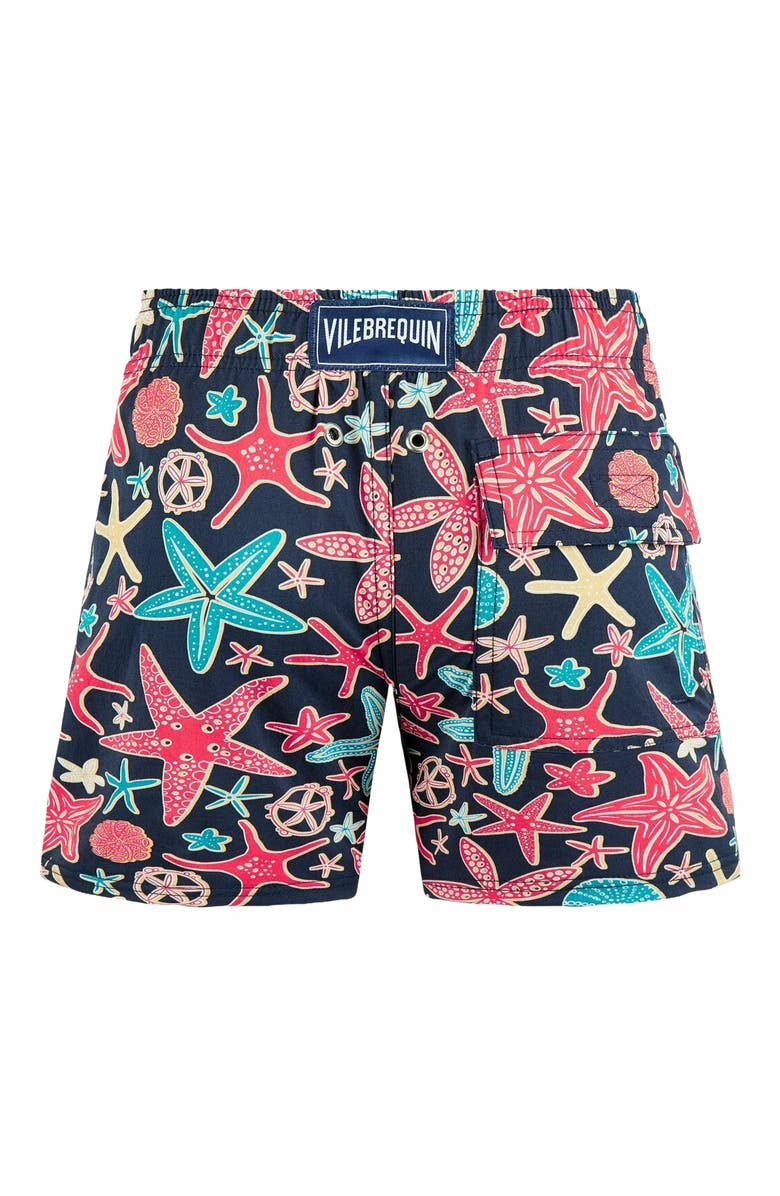 Vilebrequin Kids' Holistarfishes Stretch Swim Trunks, Alternate, color, 