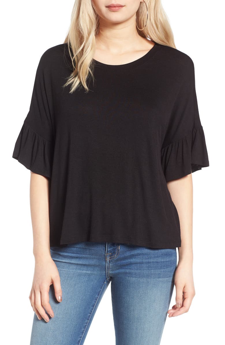 BP. Ruffle Tee, Main, color,