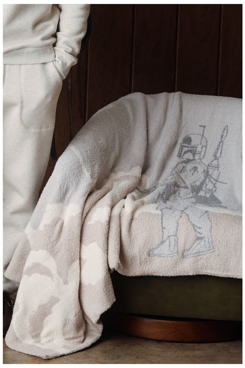 CozyChic Star Wars Boba Fett Blanket, Alternate, color, CLOUD MULTI
