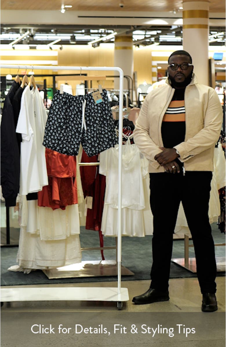 The Daisy Dives 5.5-Inch Floral Swim Trunks, sales video thumbnail