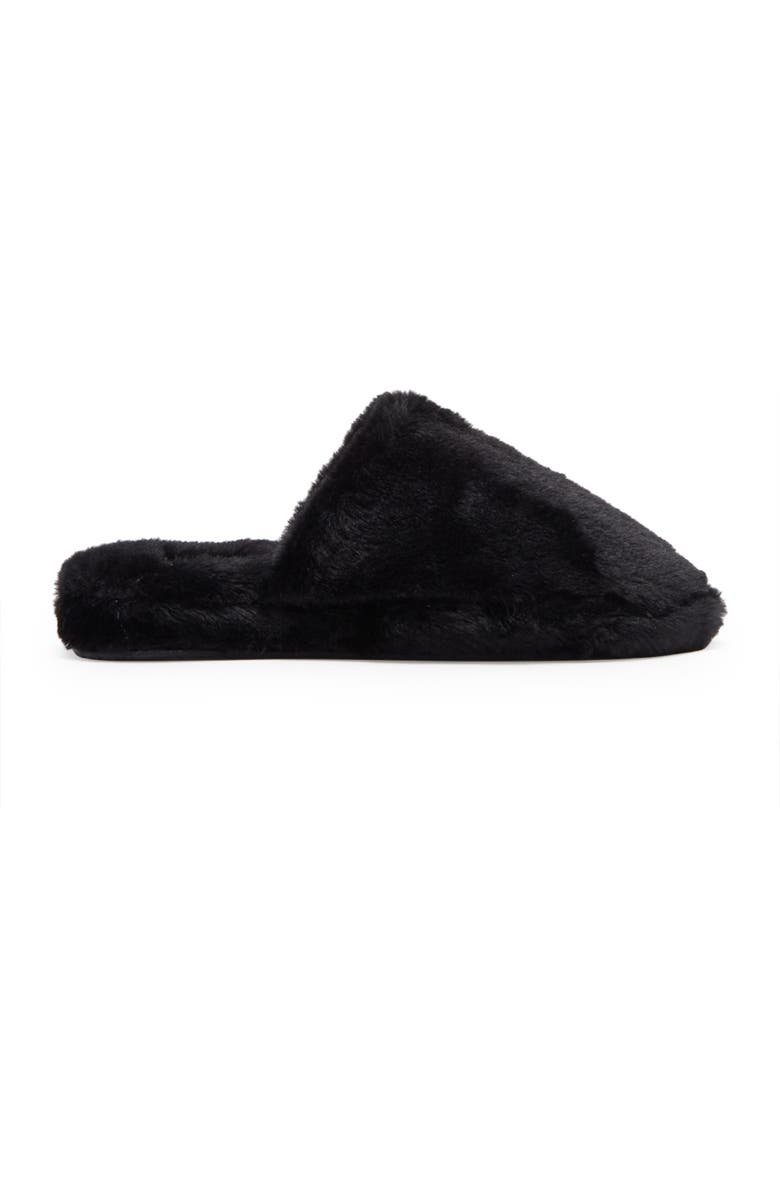 Dirty Laundry Come Out Faux Fur Slipper, Alternate, color,