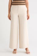 T Tahari Textured Wide Leg Pants