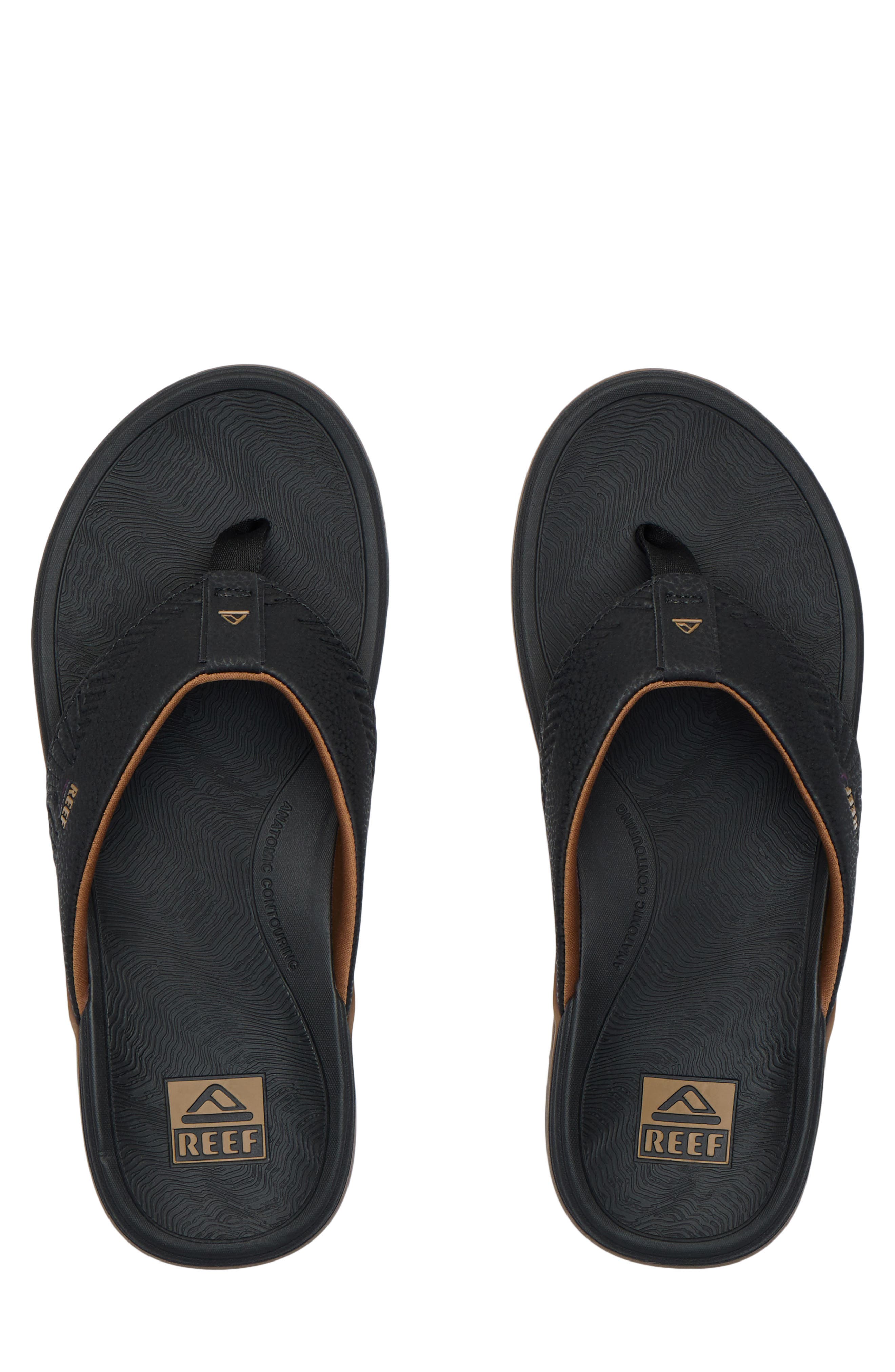 Reef Offshore Flip Flop, Alternate, color, Black/ Gum