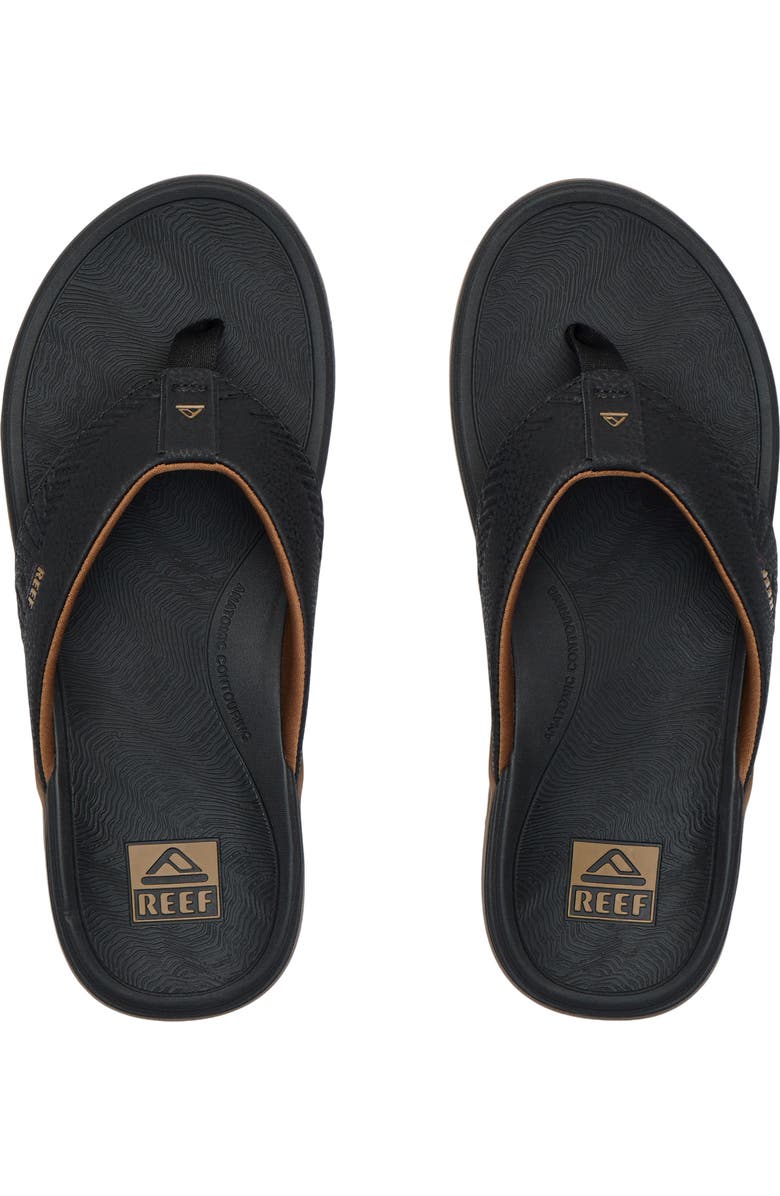 Reef Offshore Flip Flop, Alternate, color, Black/ Gum