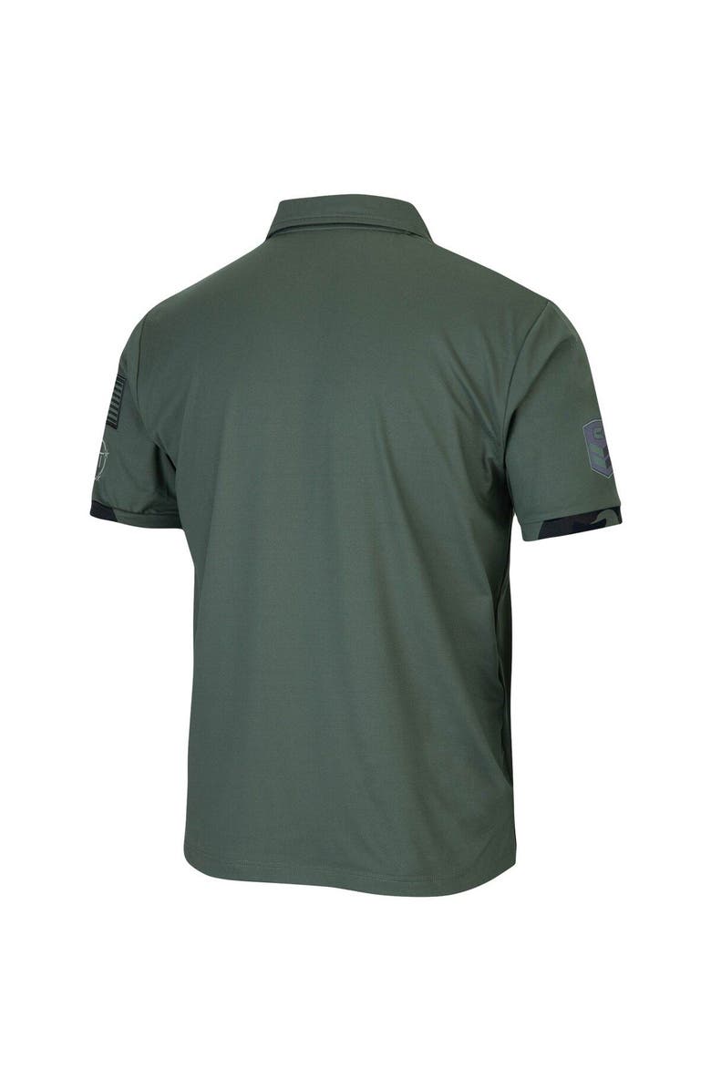 COLOSSEUM Men's Colosseum Green Virginia Cavaliers OHT Military Appreciation Echo Polo, Alternate, color, 