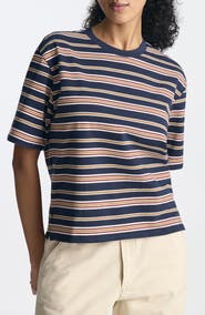 Brooklyn Industries Stripe Cotton Jersey T-Shirt