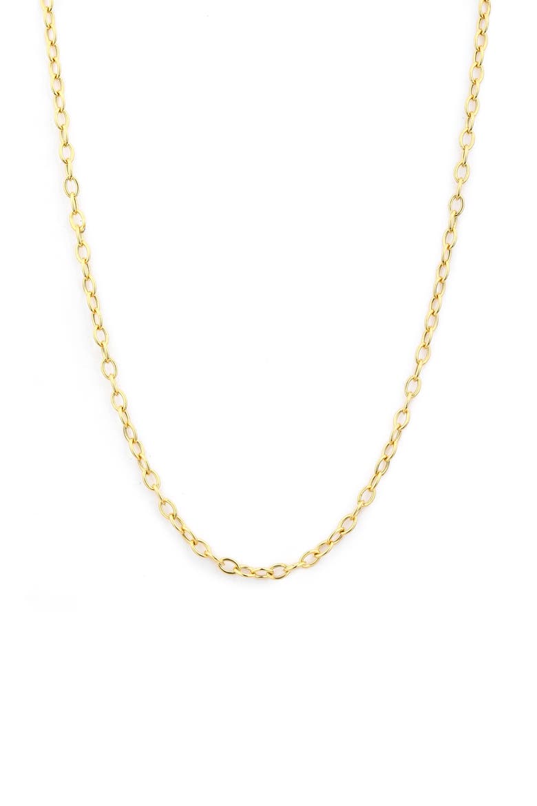 Thin Link Chain, Main, color, Gold