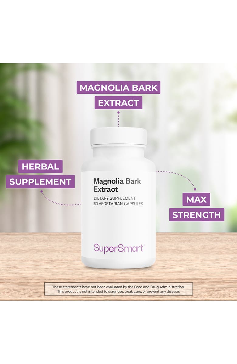 SuperSmart Magnolia Bark Extract 300mg, Alternate, color, NO COLOR