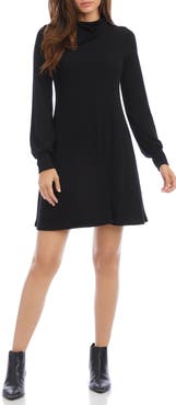 Karen Kane Drape Neck Sweater Dress
