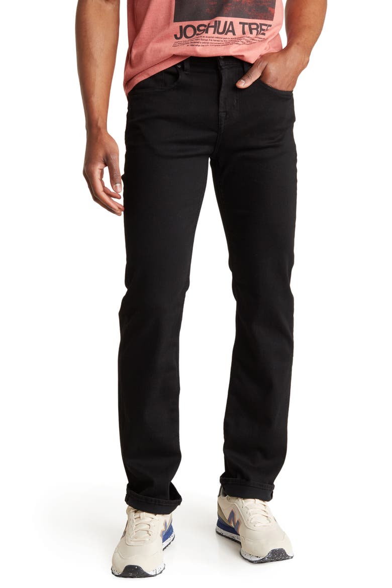 Austyn Relaxed Straight Leg Jeans, Main, color, BLK ONYX