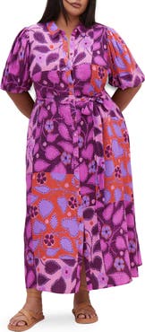 City Chic Davina Print Dress