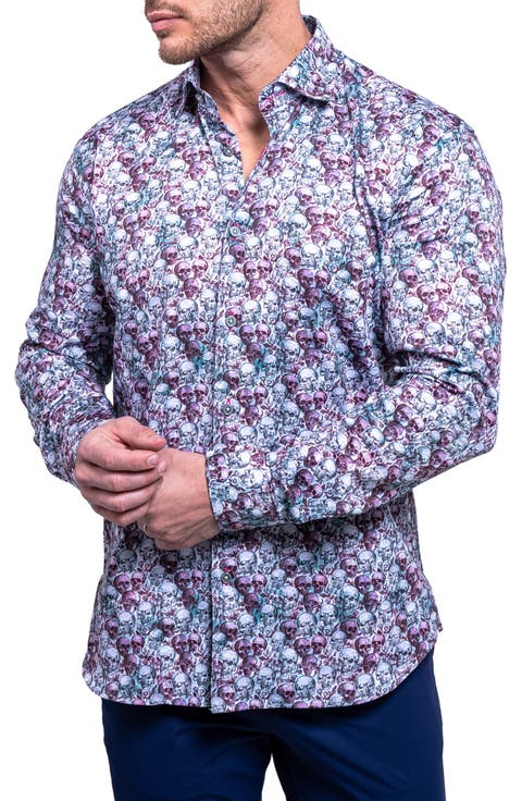 Fibonacci Resistance Contemporary Fit Button-Up Shirt