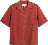 Corridor Double Cloth Short Sleeve Button-Up Shirt