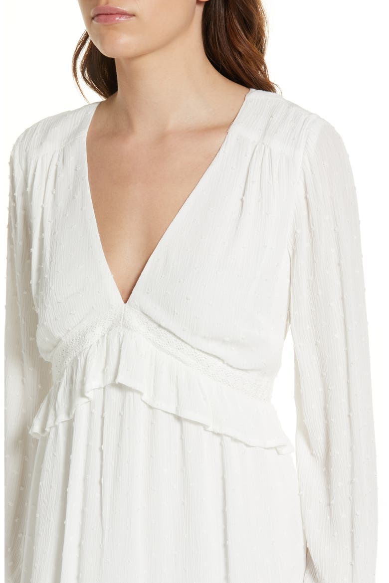 Odelise Long Sleeve Dress, Alternate, color, WHITE