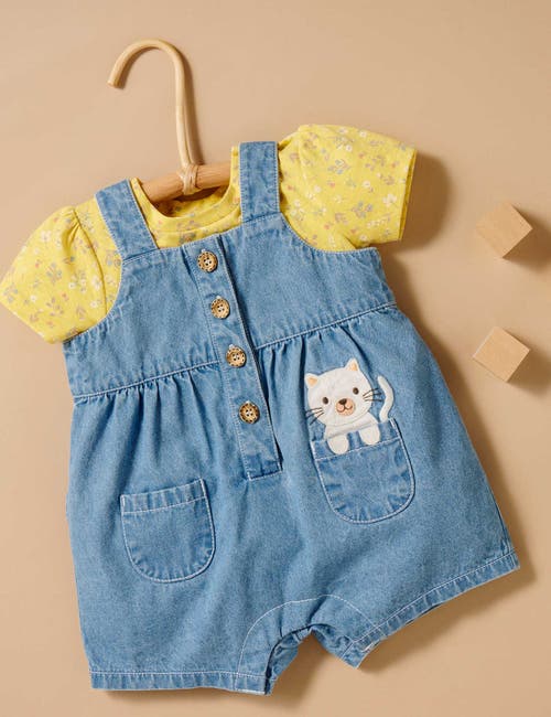 Purebaby Pocket Overall Set In Multi