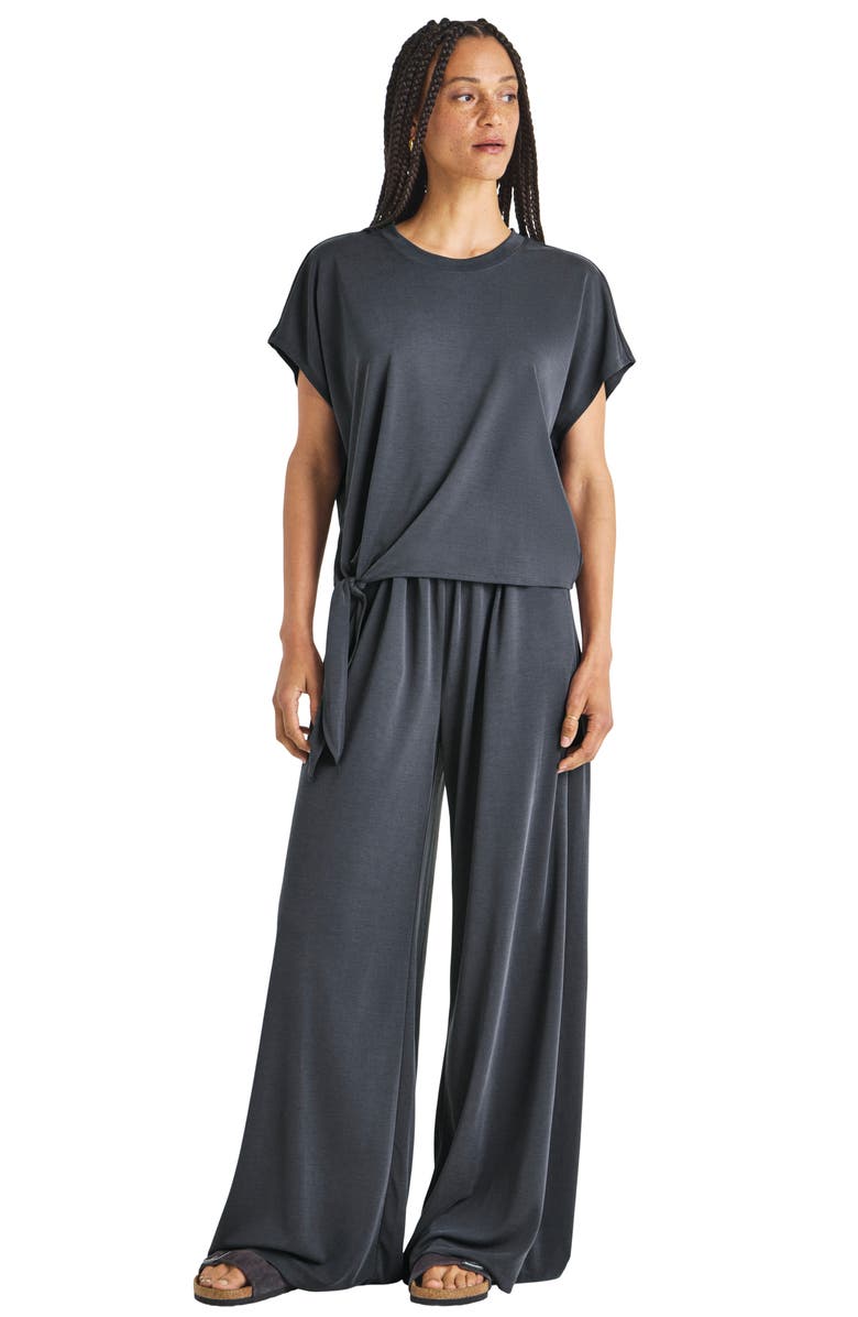Splendid Giada Sandwash Palazzo Pants, Alternate, color, 