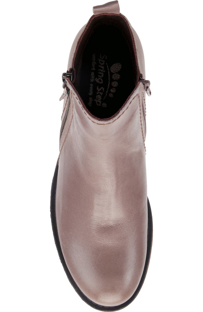 Spring Step Oziel Bootie, Alternate, color, Taupe Leather