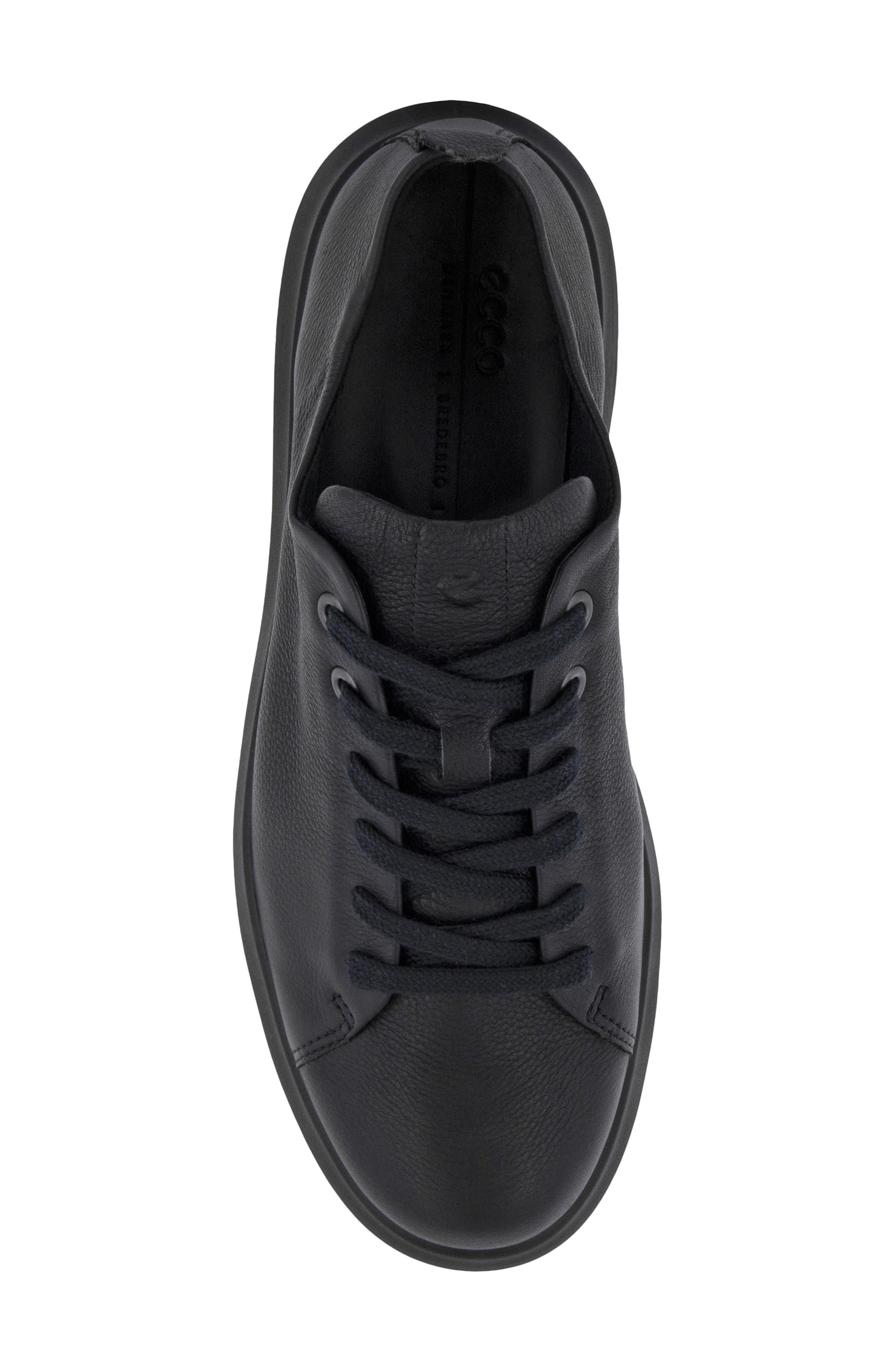 ECCO Nouvelle Water Repellent Leather Sneaker, Alternate, color, 