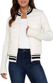 Liverpool Los Angeles Quilted Front Jacket
